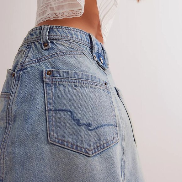 We The Free Suzy Denim Midi Skirt - Picture 5 of 10